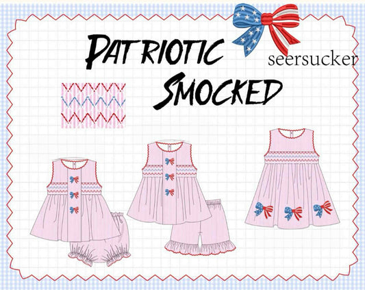 PINK PATRIOTIC BOW/FLAG COLLECTION (ETA APRIL)