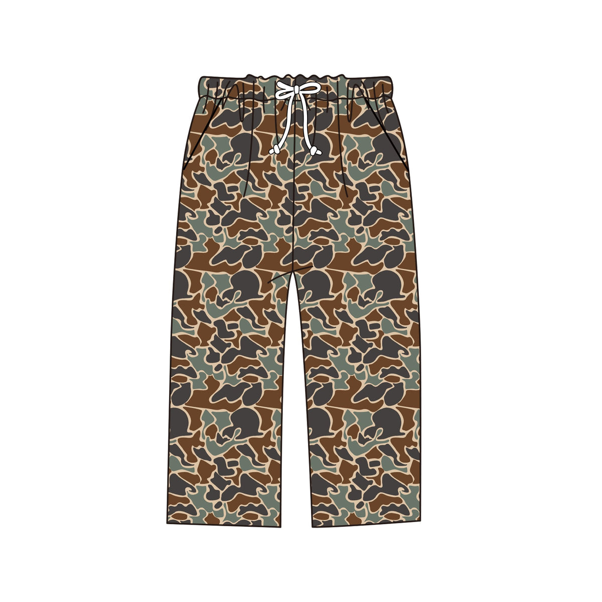 KIDS CAMO SWEATPANTS-ETA EARLY JAN.