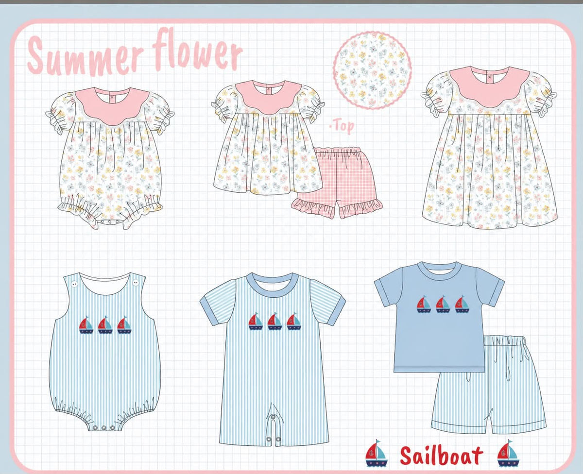 FLORAL/SAILBOATS-ETA APRIL