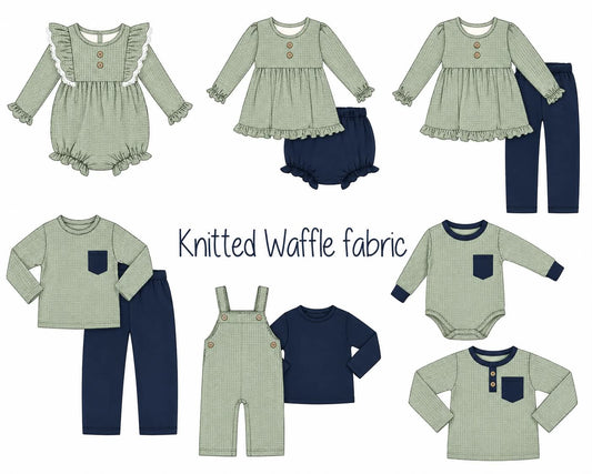 KNITED WAFFLE FABRIC COLLECTION-ETA NOV