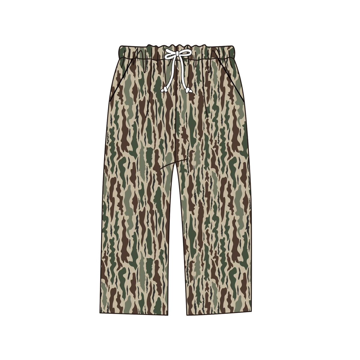KIDS CAMO SWEATPANTS-ETA EARLY JAN.
