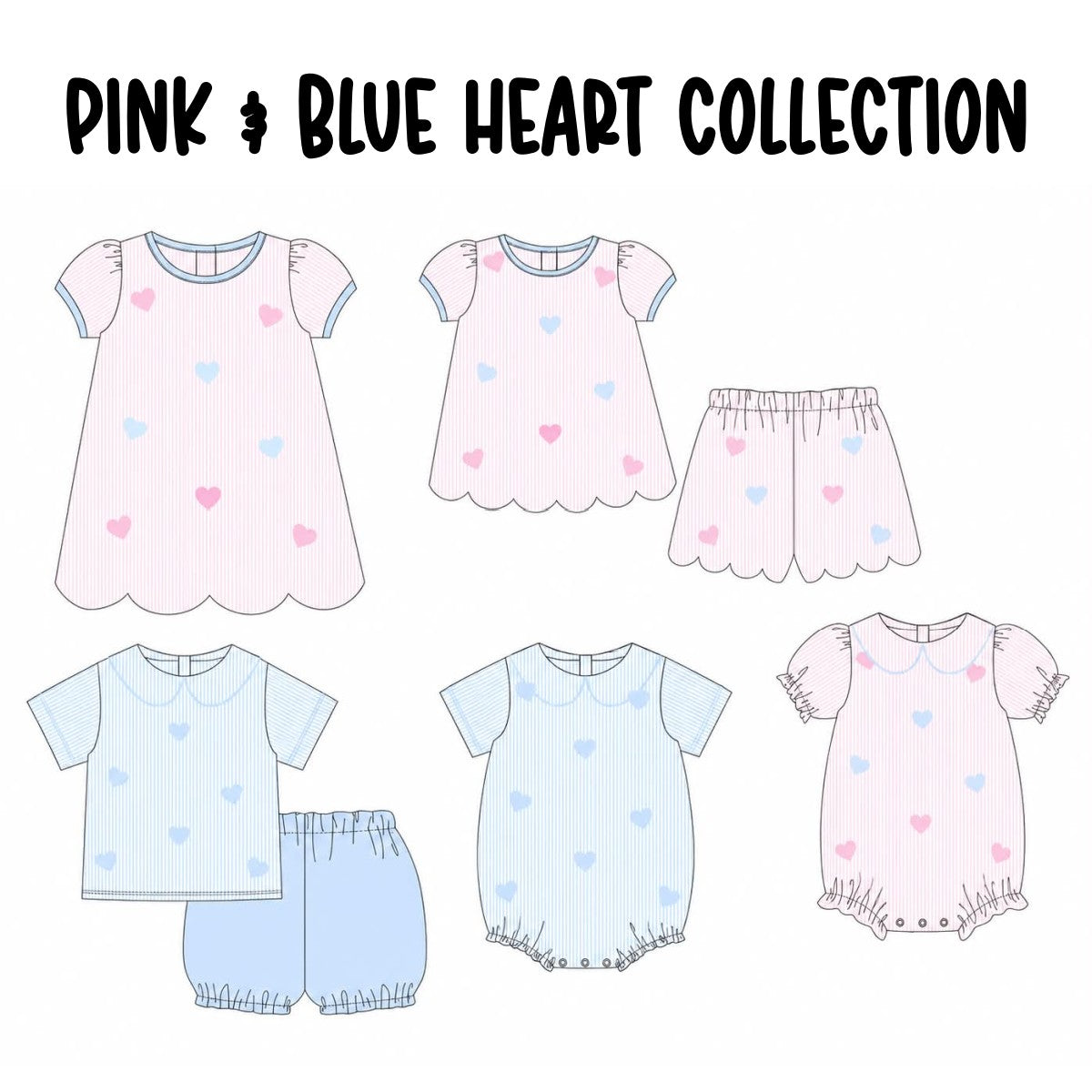 PINK & BLUE HEART COLLECTION (ETA LATE DEC)