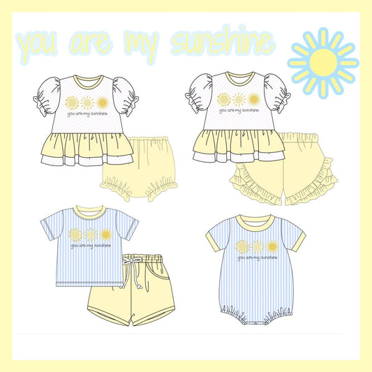YOU ARE MY SUNSHINE COLLECTION - ETA APRIL