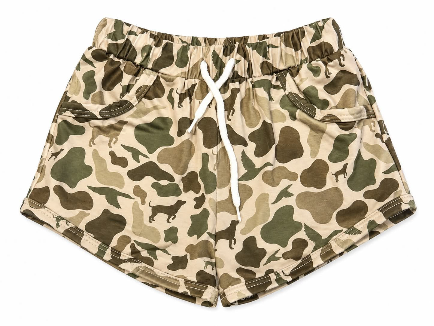 HUNTING TRIO CAMO SHORTS
