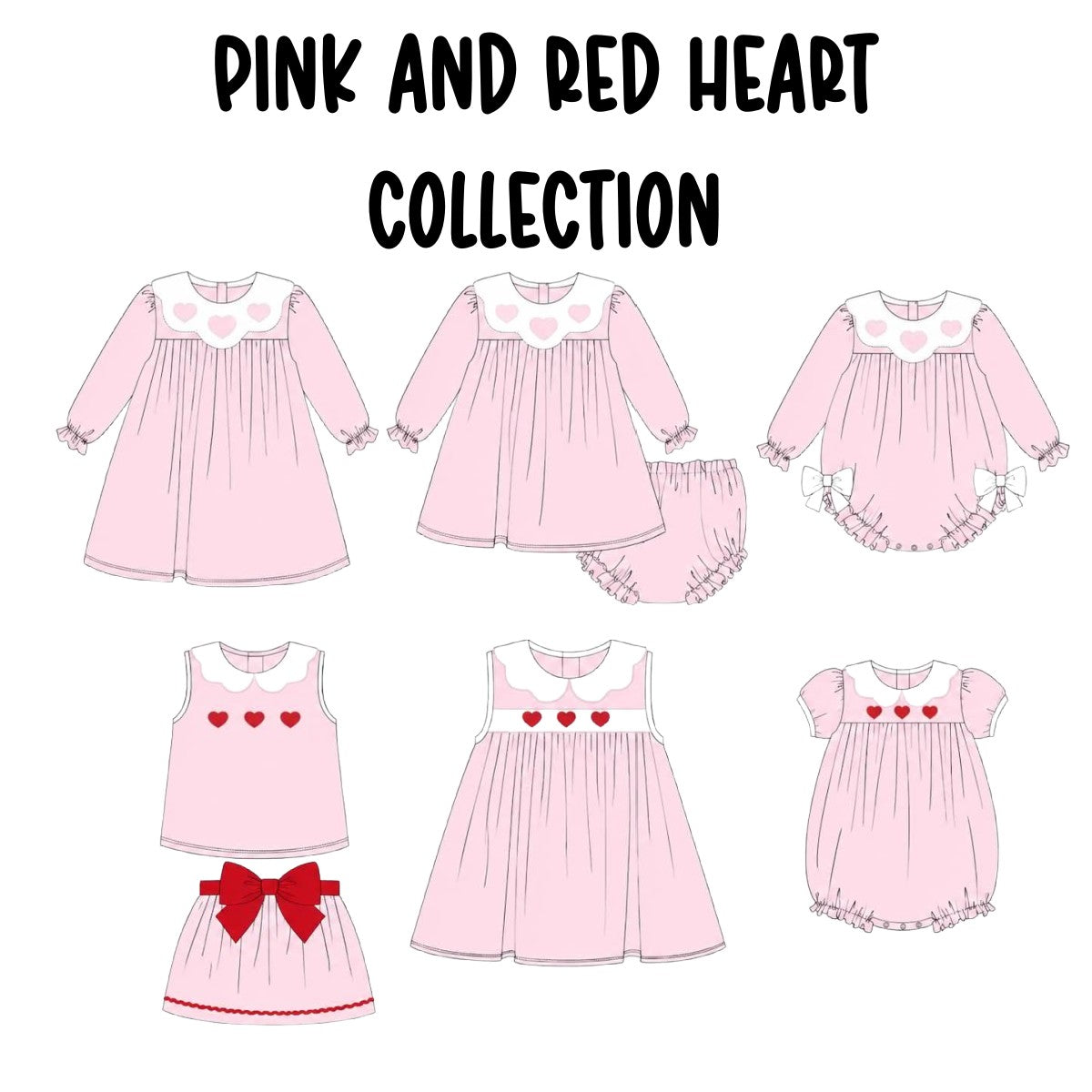 PINK AND RED HEART COLLECTION (ETA LATE DEC)