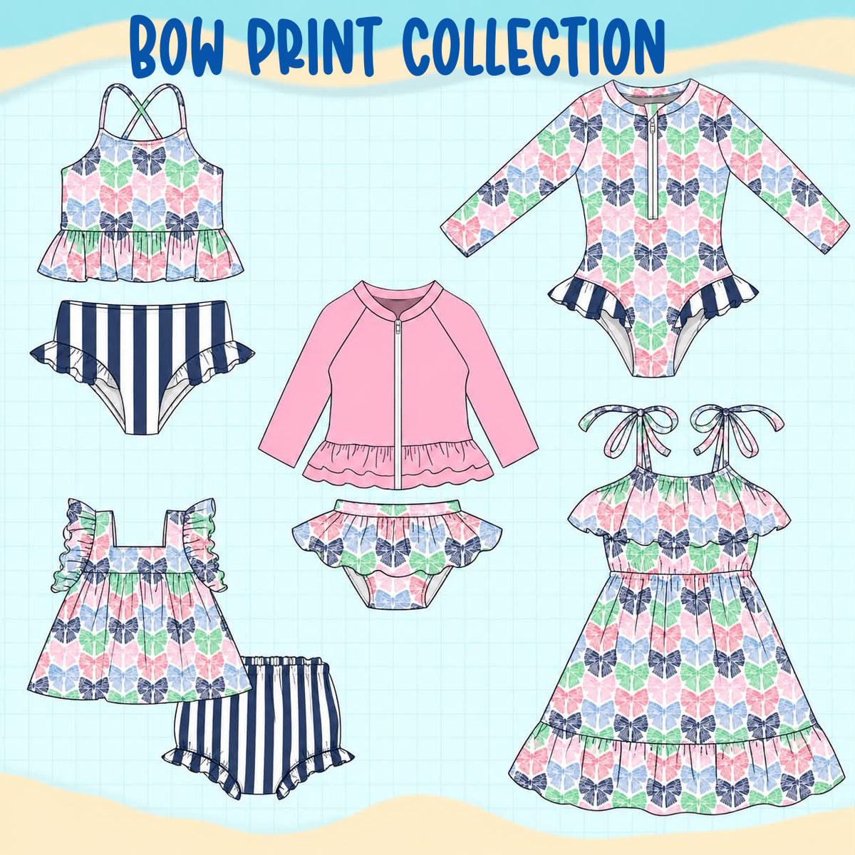 BOW PRINT COLLECTION-ETA APRIL