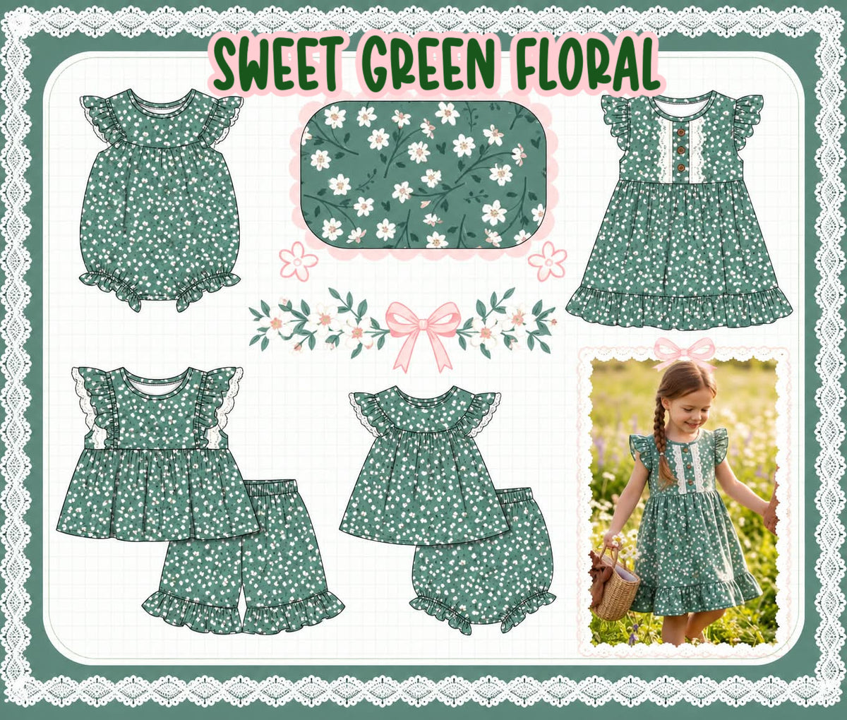 SWEET GREEN FLORAL-ETA APRIL