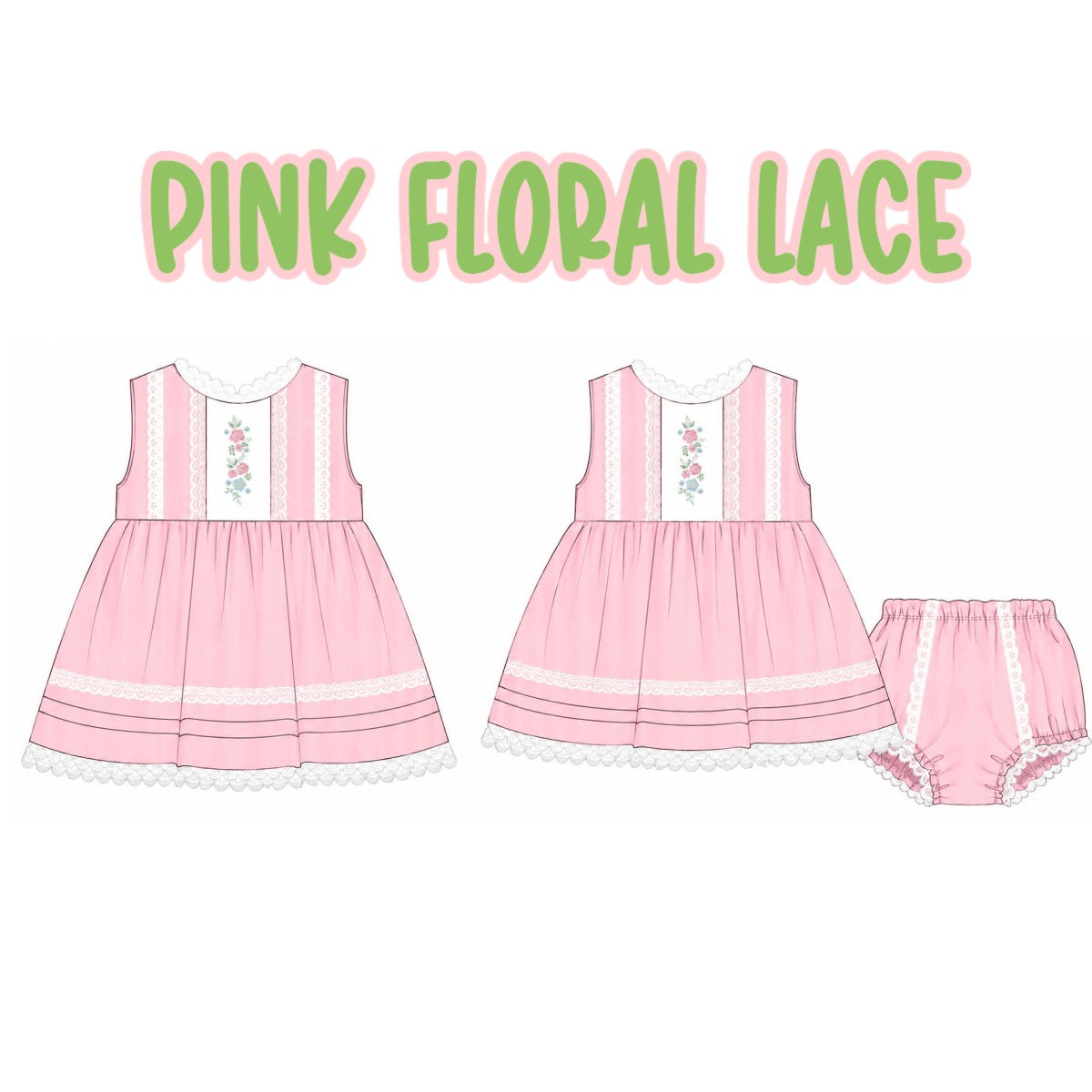 PINK FLORAL LACE-ETA FEB