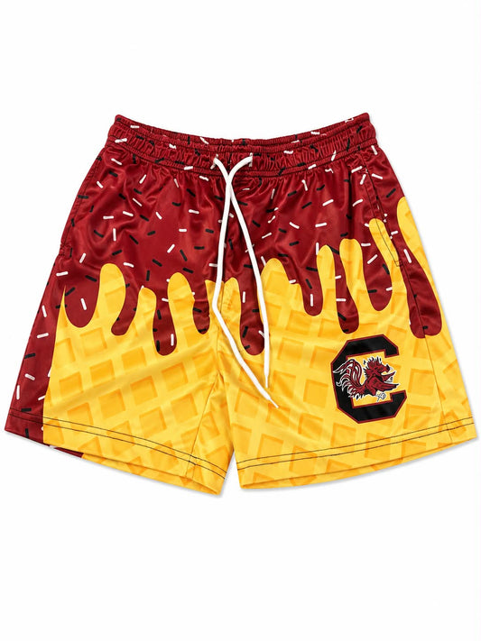 ADULT XL GAMECOCKS DRIP SHORTS