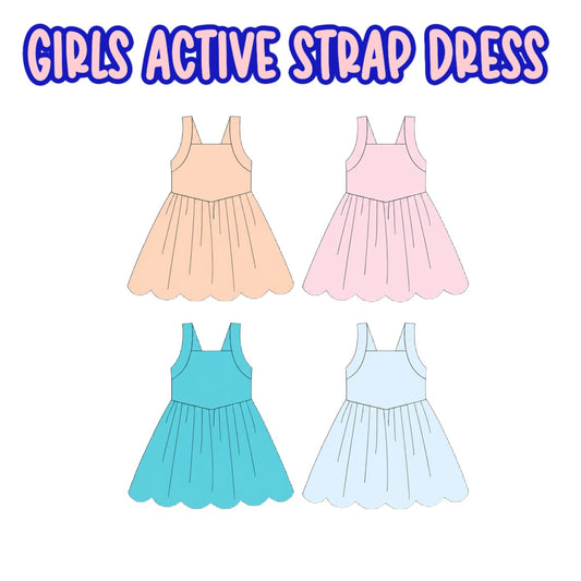 GIRLS ACTIVE STRAP DRESS-ETA FEB