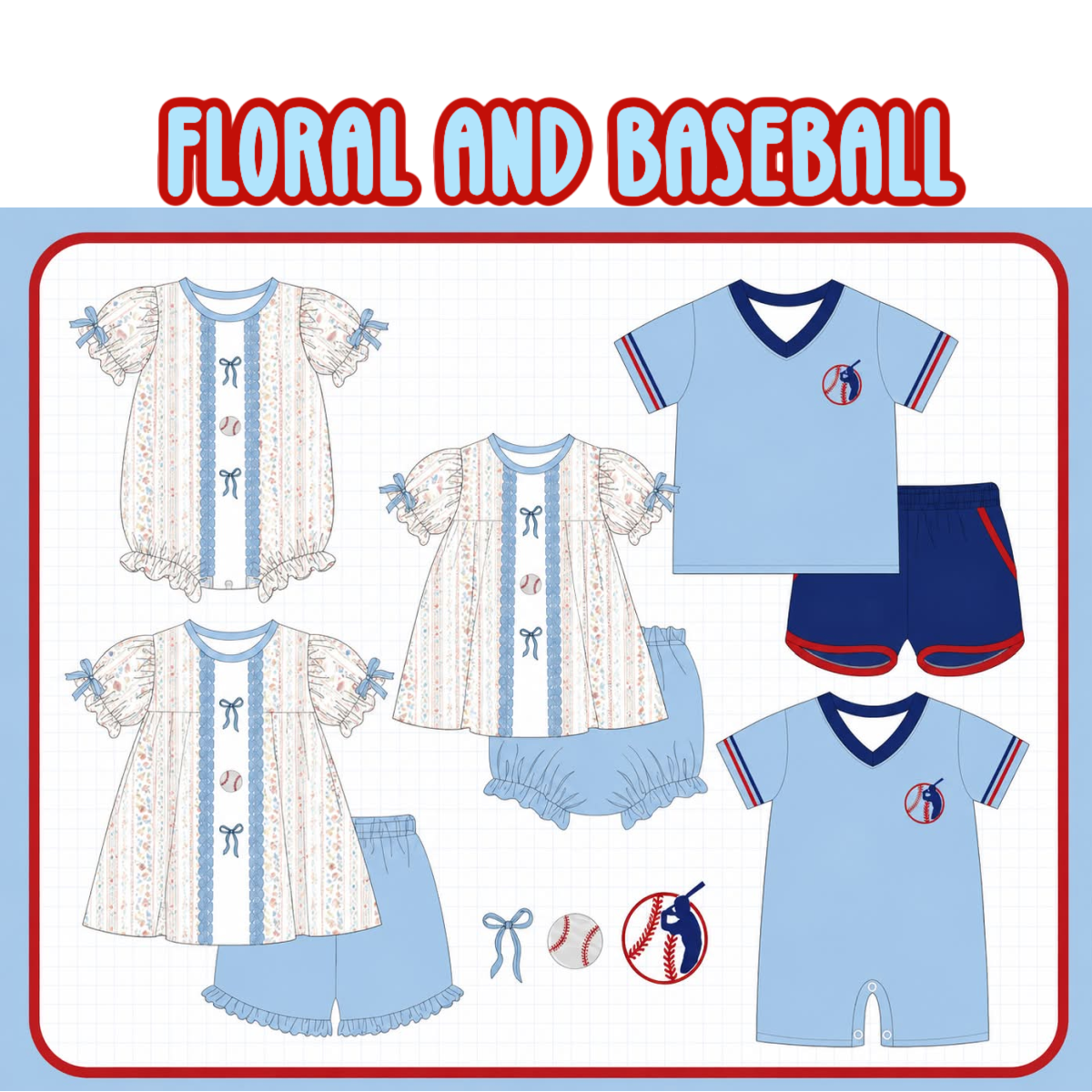 FLORAL & BASEBALL-ETA JAN