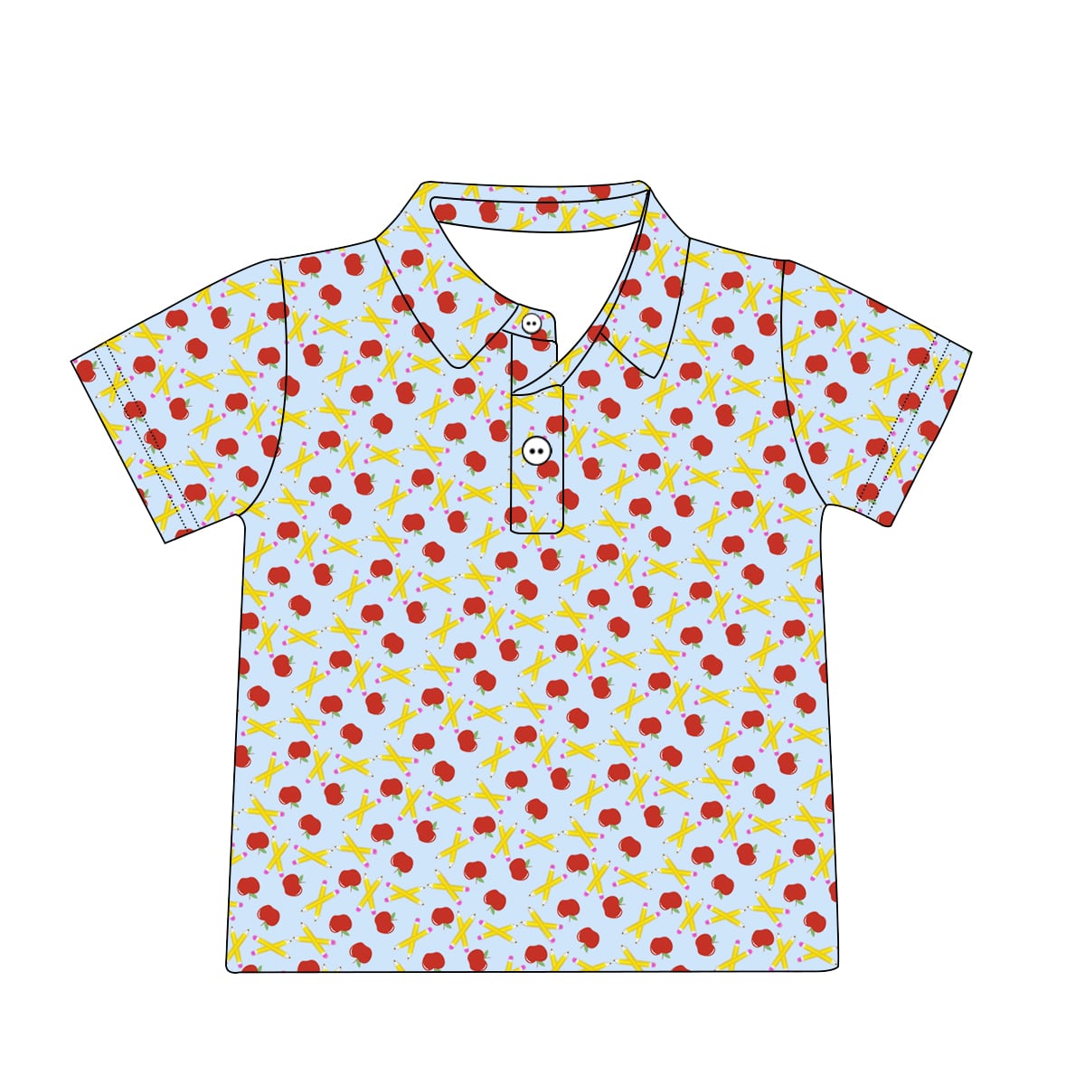 YOUTH LIGHT BLUE POLO (JULY ETA)