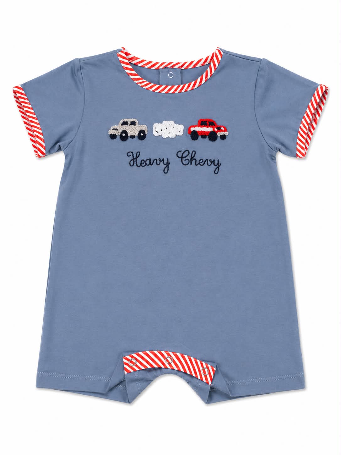 CHEVY FRENCH KNOT ROMPER