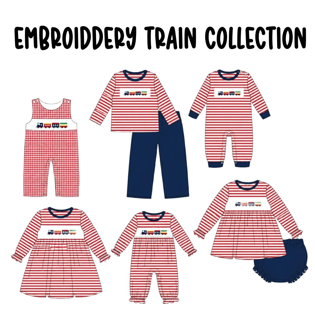 EMBROIDERY TRAIN COLLECTION (ETA LATE DEC)