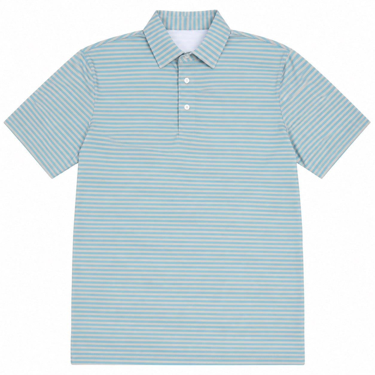 SMALL CAPRIO & GREY STRIPE POLO