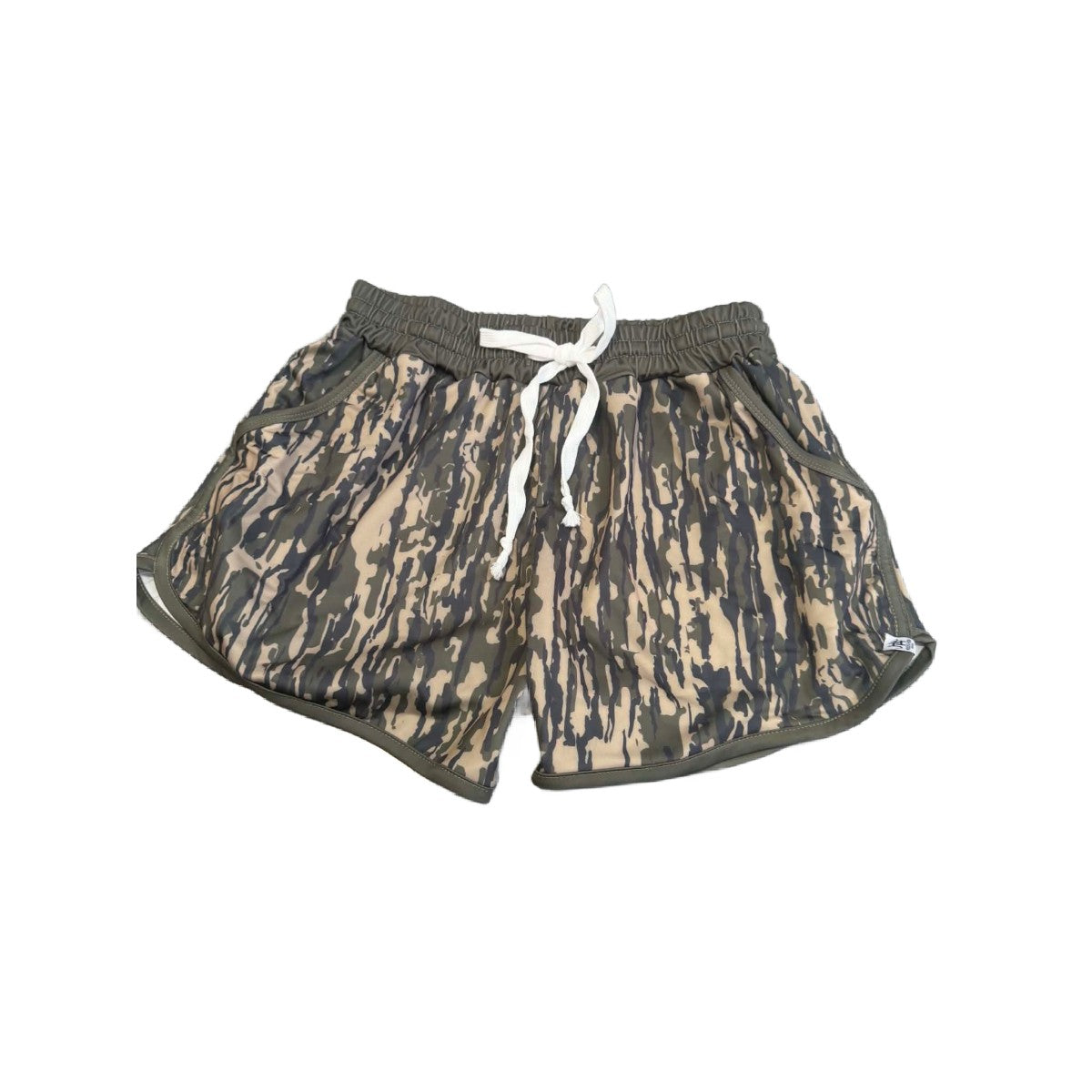 LADIES TREELAND CAMO SHORTS- (TTS)