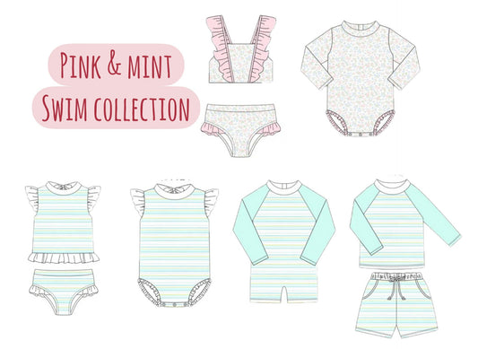 PINK & MINT SWIM COLLECTION - ETA LATE APRIL