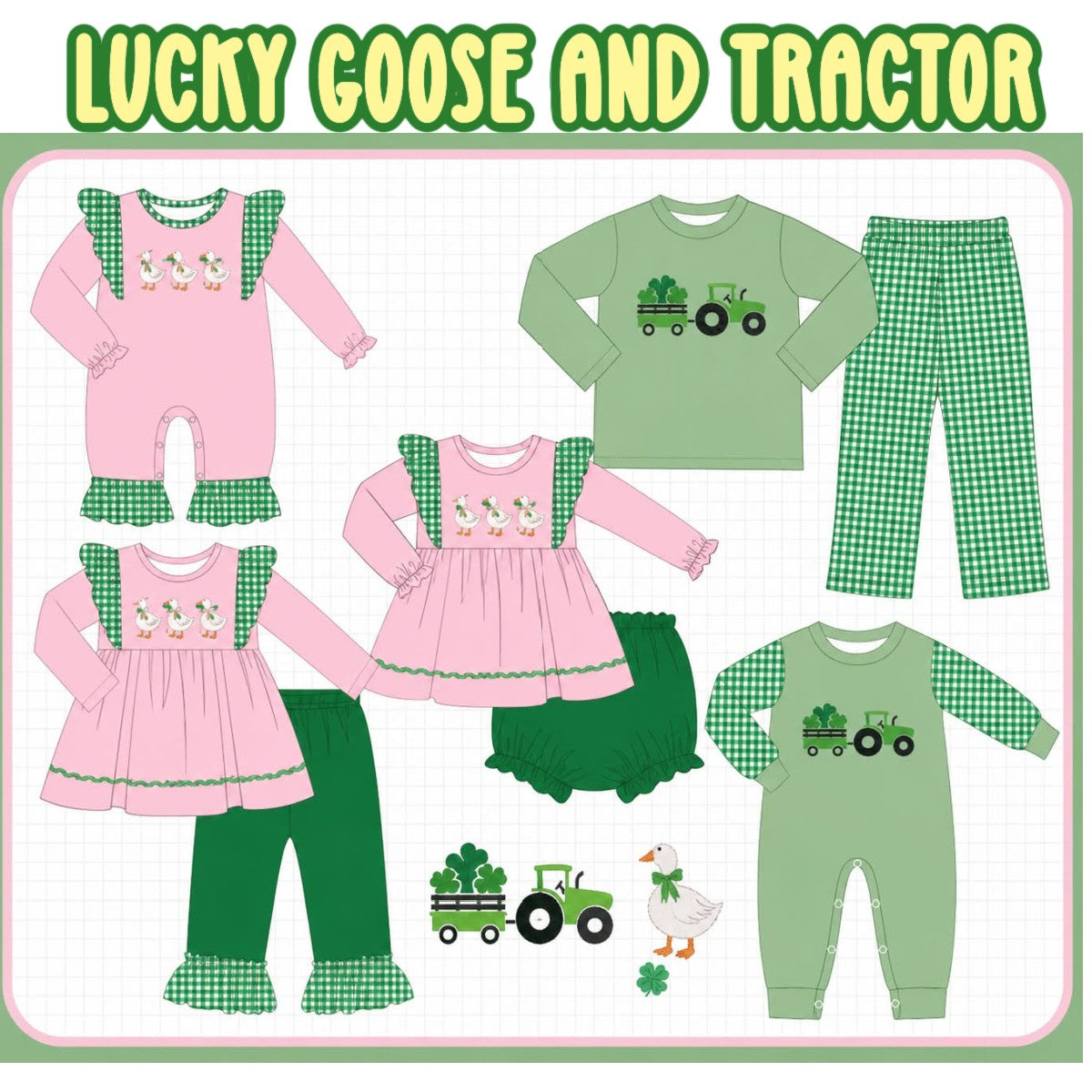 LUCKY GOOSE AND TRACTOR-ETA JAN