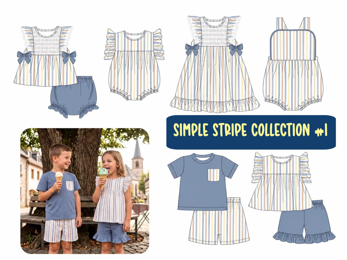 SIMPLE STRIPE COLLECTION #1-ETA APRIL