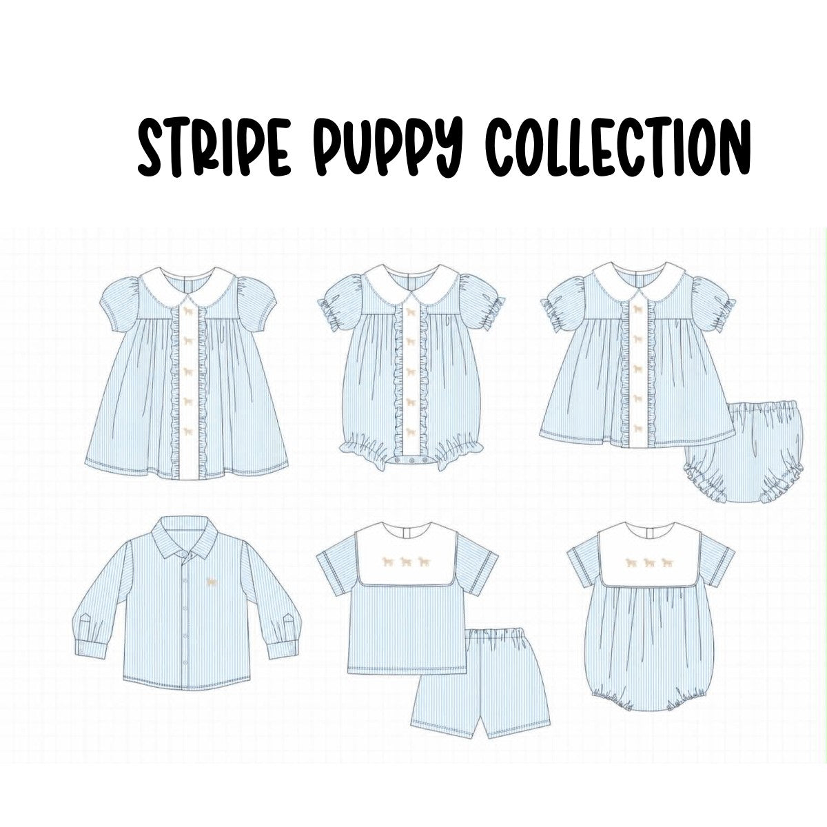 STRIPE PUPPY COLLECTION (ETA LATE DEC)