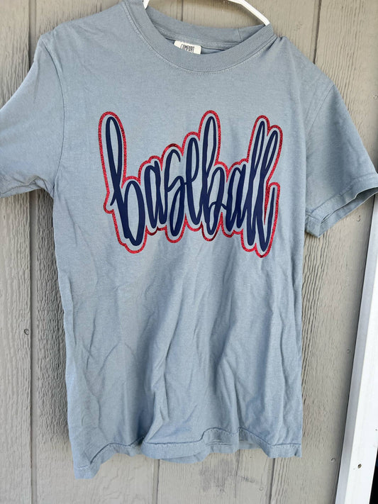 SMALL GREY BASEBALL SHIRT