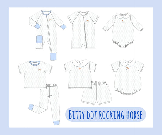 BITTY DOT ROCKING HORSE COLLECTION - ETA  LATE APRIL