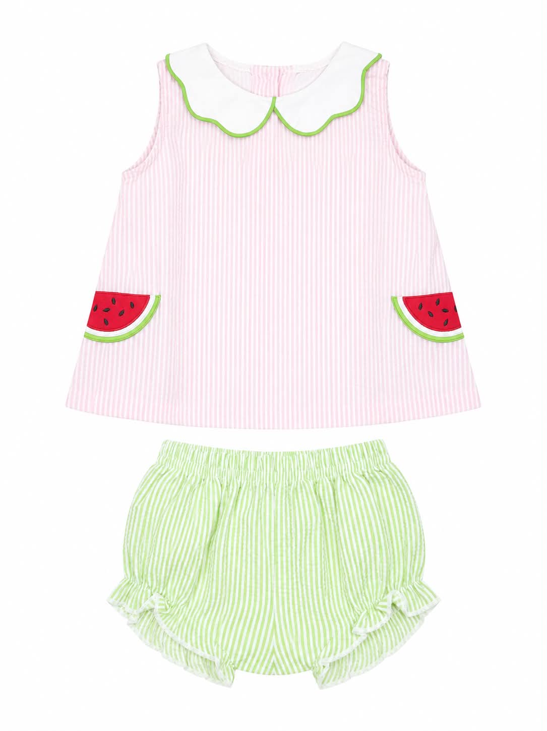 3T WATERMELON DIAPER SET