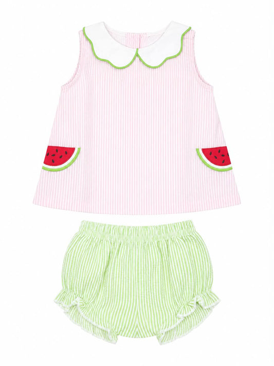 3T WATERMELON DIAPER SET