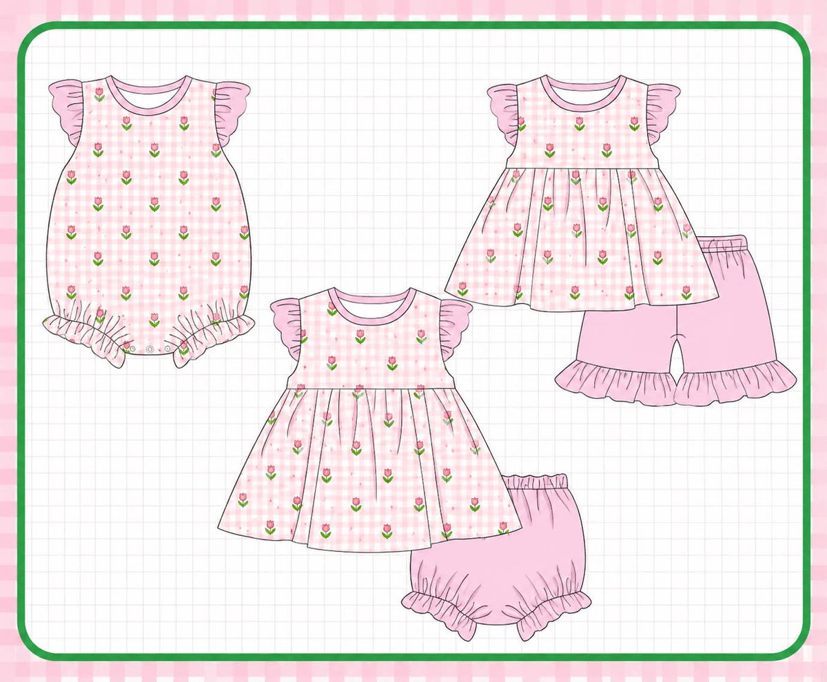 SIMPLE PINK FLORAL-ETA MARCH