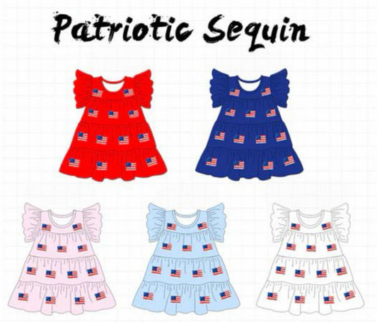 PATRIOTIC FLAG SEQUINS COLLECTION - ETA MAY