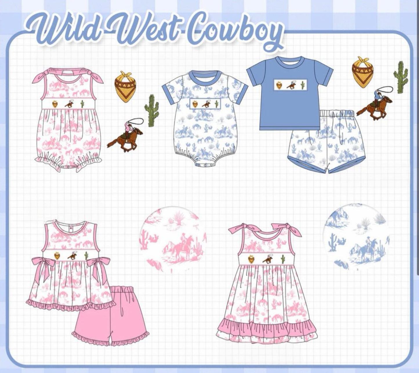 WILD WEST COWBOY COLLECTION - ETA MAY