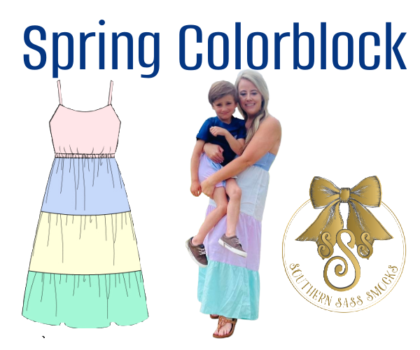 Moms Colorblock Dress