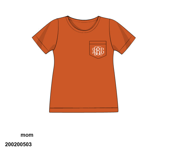 Blank Ladies Burnt Orange Shirt
