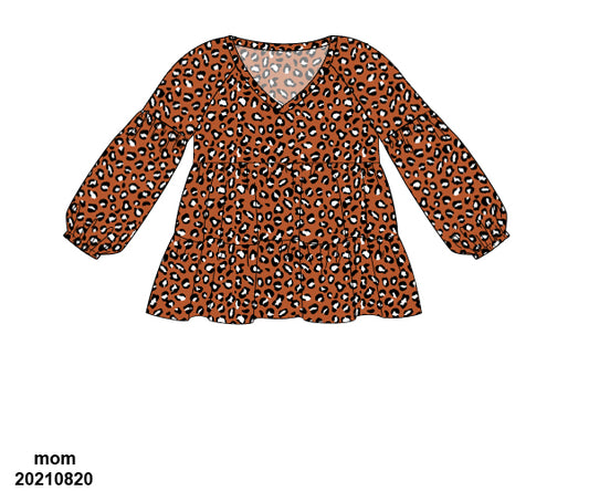 SMALL Ladies Cheetah Shirt